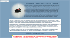 Desktop Screenshot of counsellinginfrance.com