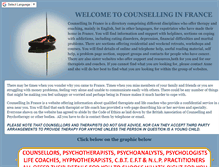 Tablet Screenshot of counsellinginfrance.com